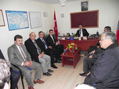 enpazar lçe Merkezinde Bayramlama ve ehit Ailelerine Ziyaret